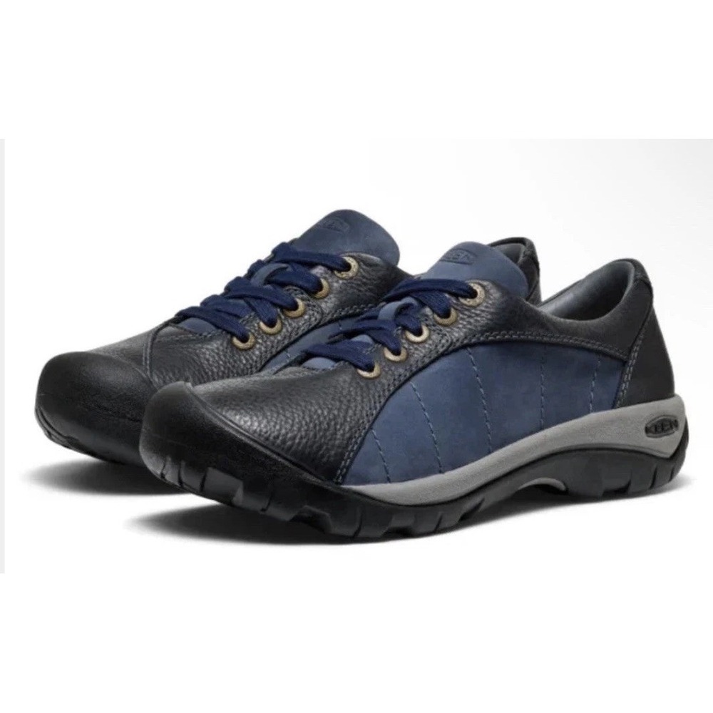 NIB $150 Keen Presidio Women's 8.5 Navel Academy Blue Vintage Indigo Leather
